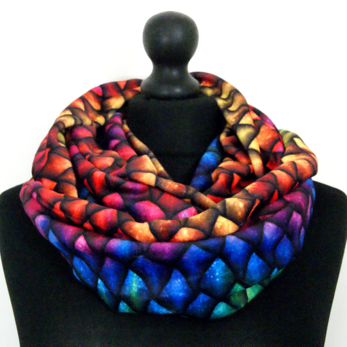 Super-soft "squish" infinity scarf